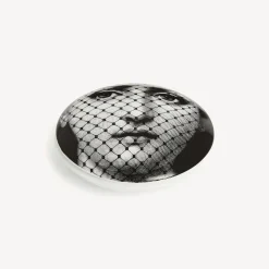 Small Containers<Fornasetti Round Box Tema E Variazioni N.78 White/Black