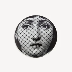 Small Containers<Fornasetti Round Box Tema E Variazioni N.78 White/Black