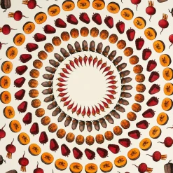 Tables<Fornasetti Round Table Giostra Di Frutta Multicolour