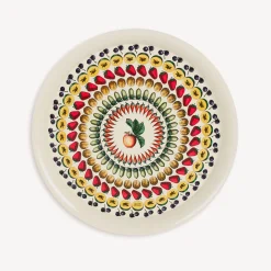 Decorative Trays And Pliants<Fornasetti Round Tray Giostra Di Frutta Multicolour