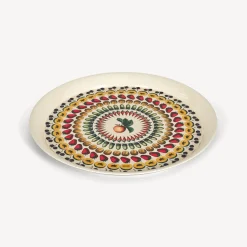 Decorative Trays And Pliants<Fornasetti Round Tray Giostra Di Frutta Multicolour