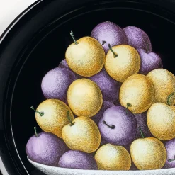Decorative Trays And Pliants<Fornasetti Round Tray Prugne Multicolour