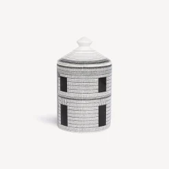 Scented Candles<Fornasetti Se Poi Scented Candle - Architettura Decor - Immaginazione Fragrance White/Black