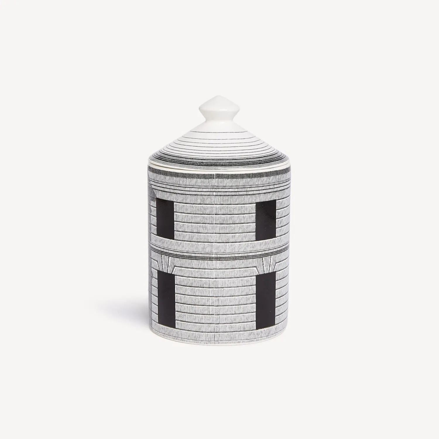 Scented Candles<Fornasetti Se Poi Scented Candle - Architettura Decor - Immaginazione Fragrance White/Black