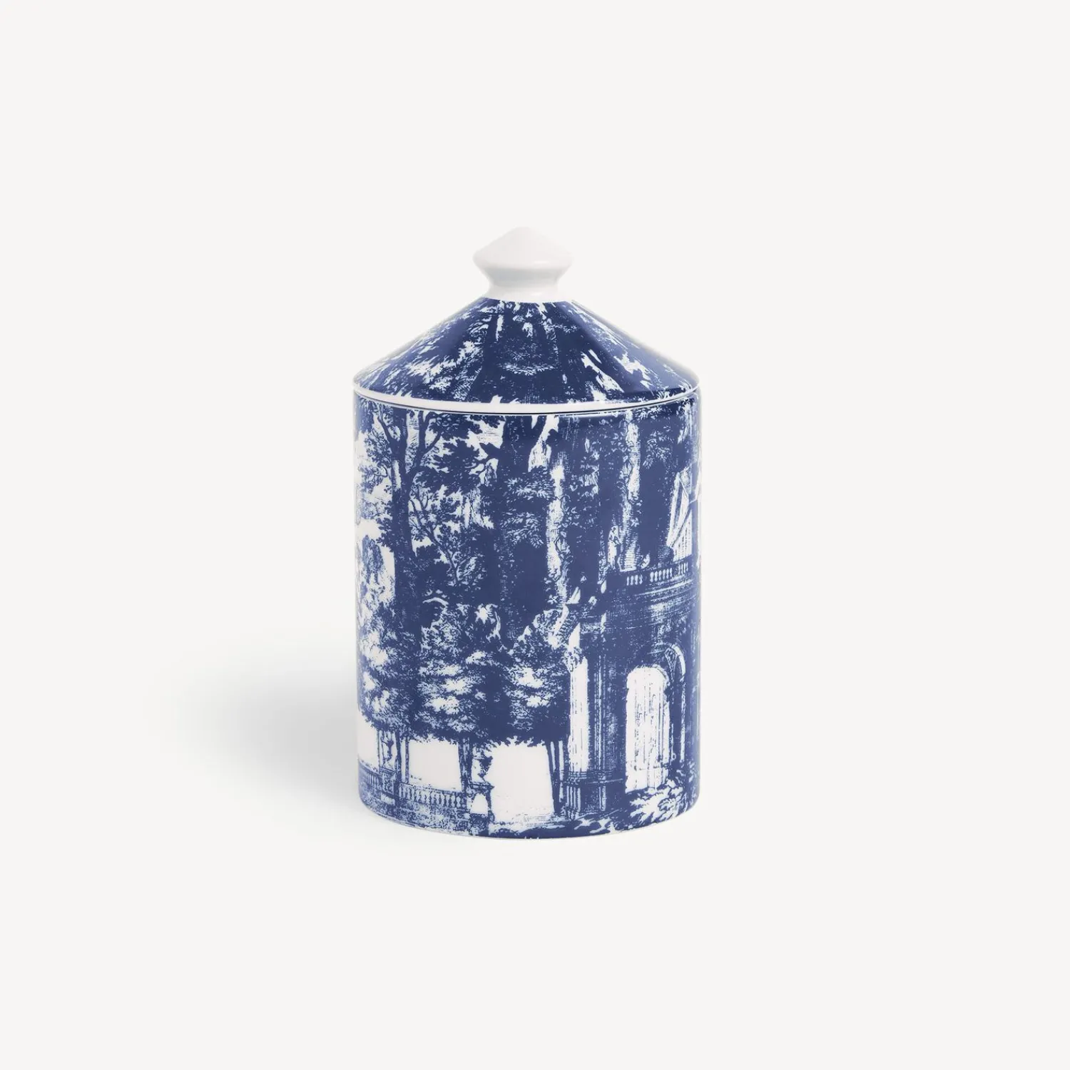 Scented Candles<Fornasetti Se Poi Scented Candle - Giardino Settecentesco Decor - Giardino Segreto Fragrance Blue/White