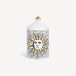 Scented Candles<Fornasetti Se Poi Scented Candle - Soli Decor - Immaginazione Fragrance White/Black/Gold