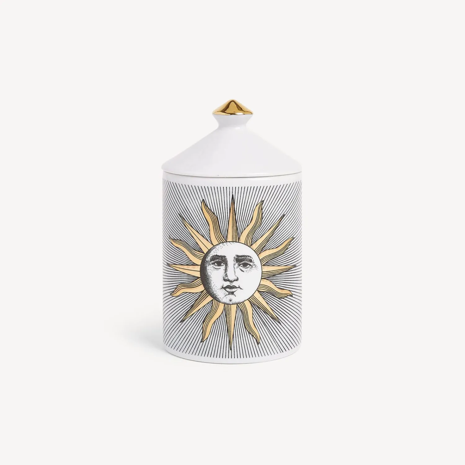 Scented Candles<Fornasetti Se Poi Scented Candle - Soli Decor - Immaginazione Fragrance White/Black/Gold