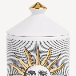 Scented Candles<Fornasetti Se Poi Scented Candle - Soli Decor - Immaginazione Fragrance White/Black/Gold