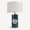 Lamps And Lampshades<Fornasetti Semi-Cylindrical Lampshade In Pleated Fabric White