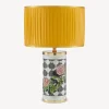 Lamps And Lampshades<Fornasetti Semi-Cylindrical Lampshade In Pleated Fabric Yellow