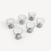Glasses And Coasters<Fornasetti Set 6 Glasses Tema E Variazioni Black