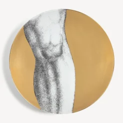 Decorative Plates<Fornasetti Set 12 Plates Adamo White/Black/Gold