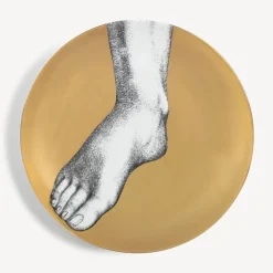 Decorative Plates<Fornasetti Set 12 Plates Adamo White/Black/Gold