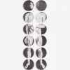 Decorative Plates<Fornasetti Set 12 Plates Adamo White/Black