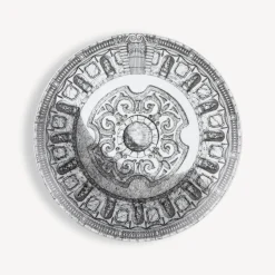 Decorative Plates<Fornasetti Set 6 Plates Cortili White/Black