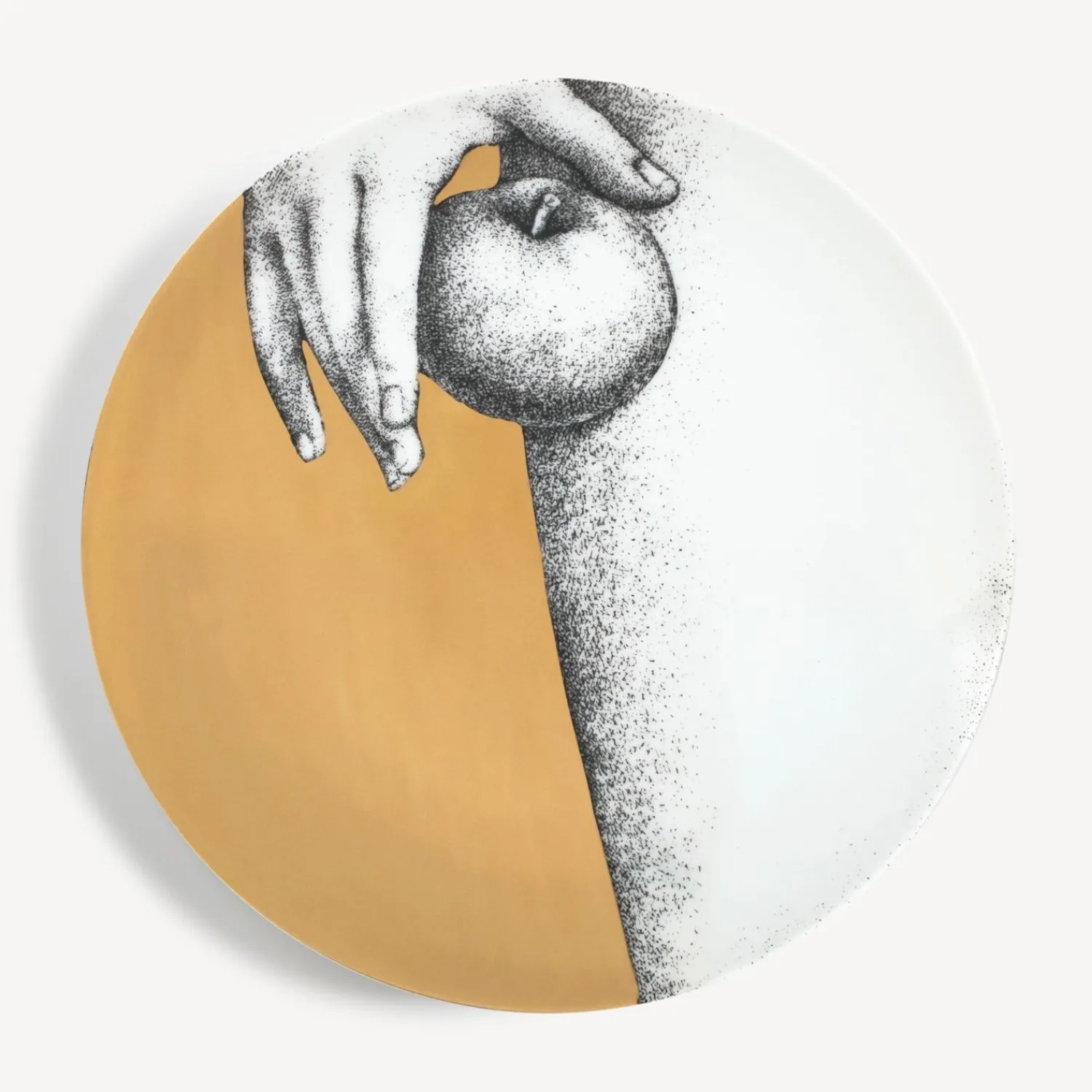 Decorative Plates<Fornasetti Set 12 Plates Eva White/Black/Gold
