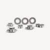 Tea And Coffee Sets<Fornasetti Set 6 Tea Cups Facciata Quattrocentesca White/Black