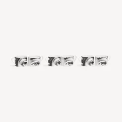 Tea And Coffee Sets<Fornasetti Set 6 Tea Cups Tema E Variazioni N.1 White/Black