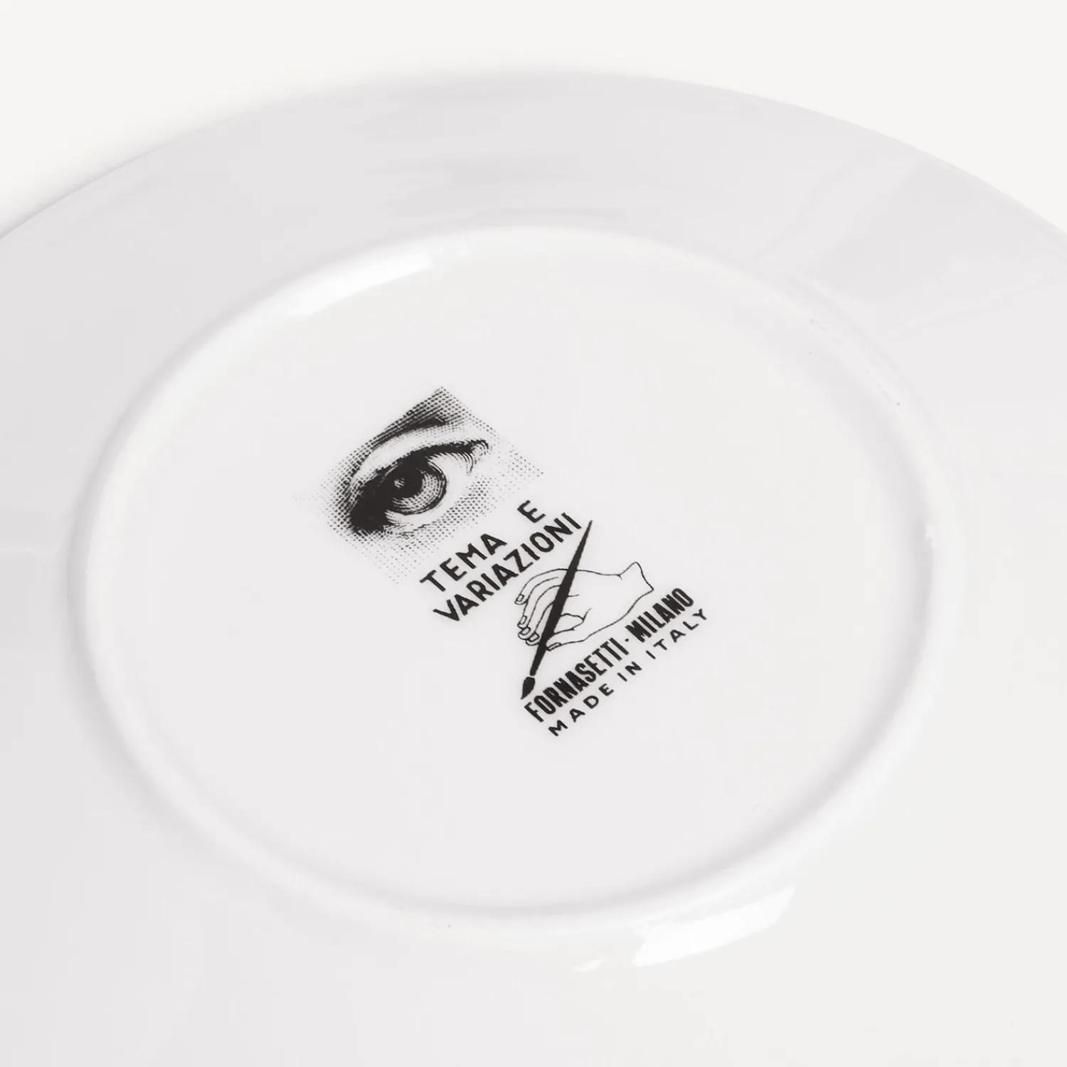 Tea And Coffee Sets<Fornasetti Set 6 Tea Cups Tema E Variazioni N.1 White/Black