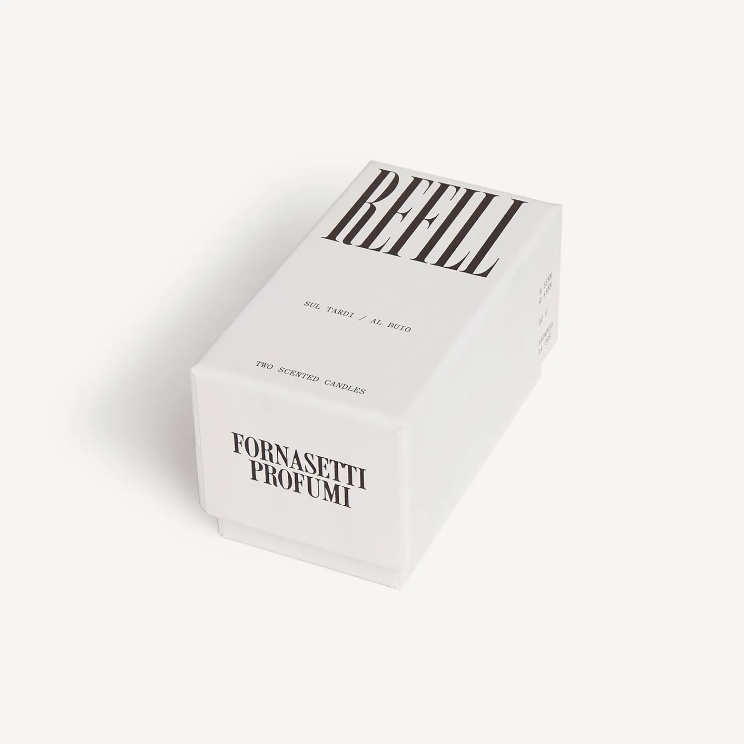 Scented Candles<Fornasetti Set Of Two Refill Scented Candle Al Buio E Sul Tardi - Fragrance Frutto Proibito White