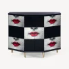 Cabinets<Fornasetti Small Cabinet Polyhedric Kiss Red/White/Black