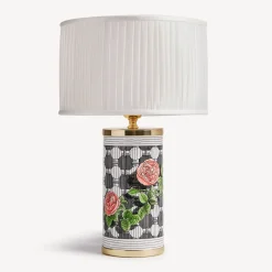 Lamps And Lampshades<Fornasetti Small Lamp Musciarabia Con Rose Multicolour