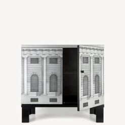Cabinets<Fornasetti Small Sideboard Architettura White/Black
