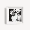 Decorative Plates<Fornasetti Square Plate Tema E Variazioni N.242 White/Black