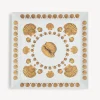 Decorative Trays<Fornasetti Square Tray Giro Di Conchiglie White/Black/Gold