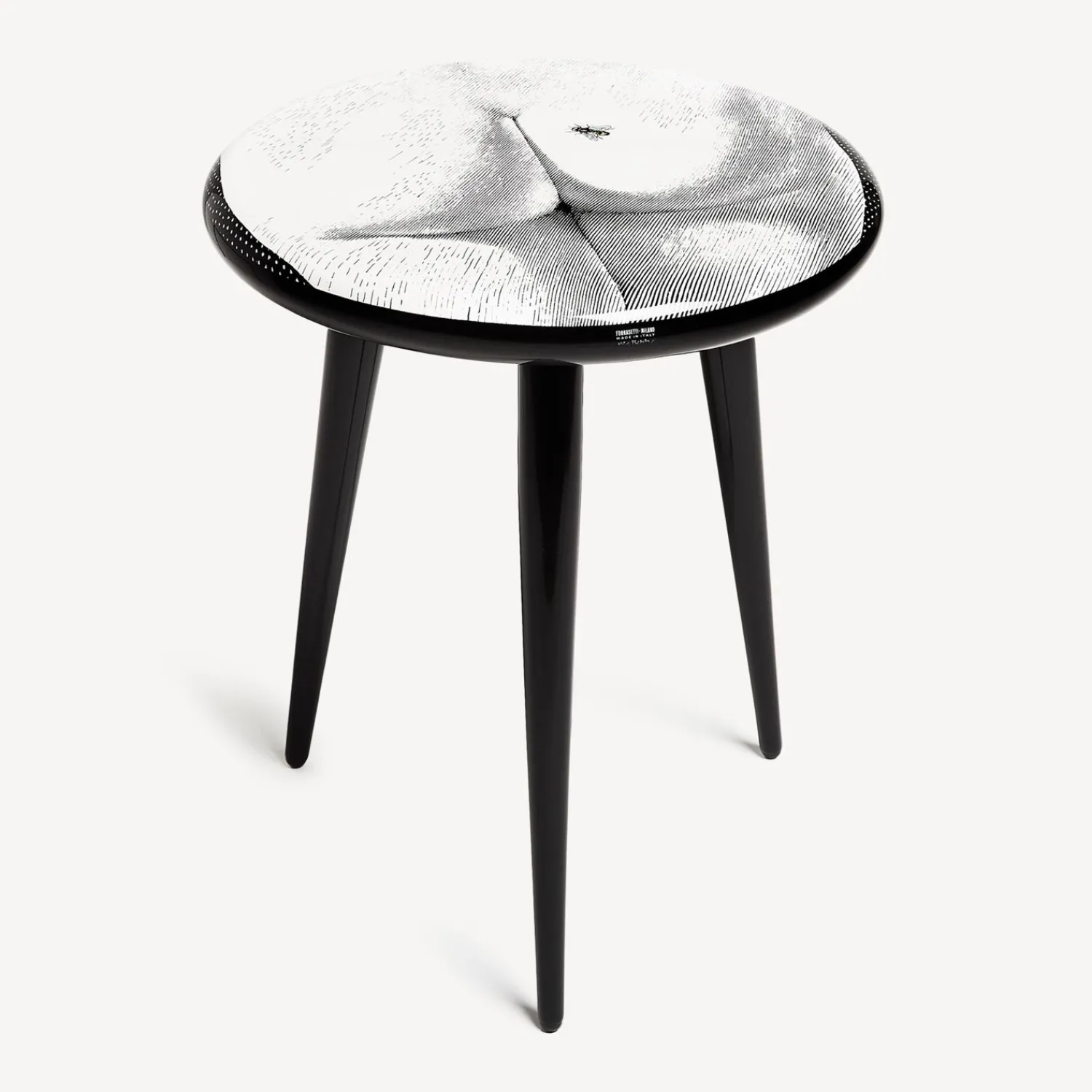 Stools<Fornasetti Stool Bee On My Back Colour White/Black