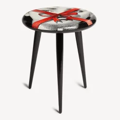 Stools<Fornasetti Stool Gift White/Black/Red