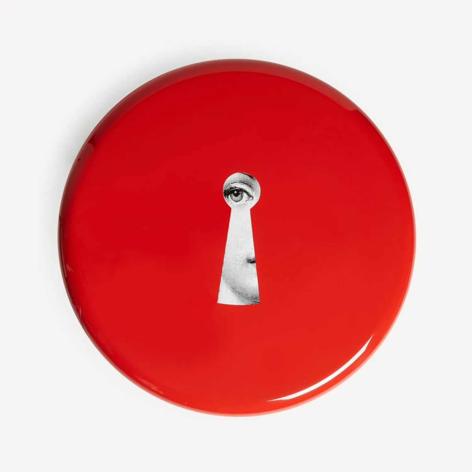 Stools<Fornasetti Stool Serratura White/Black/Red