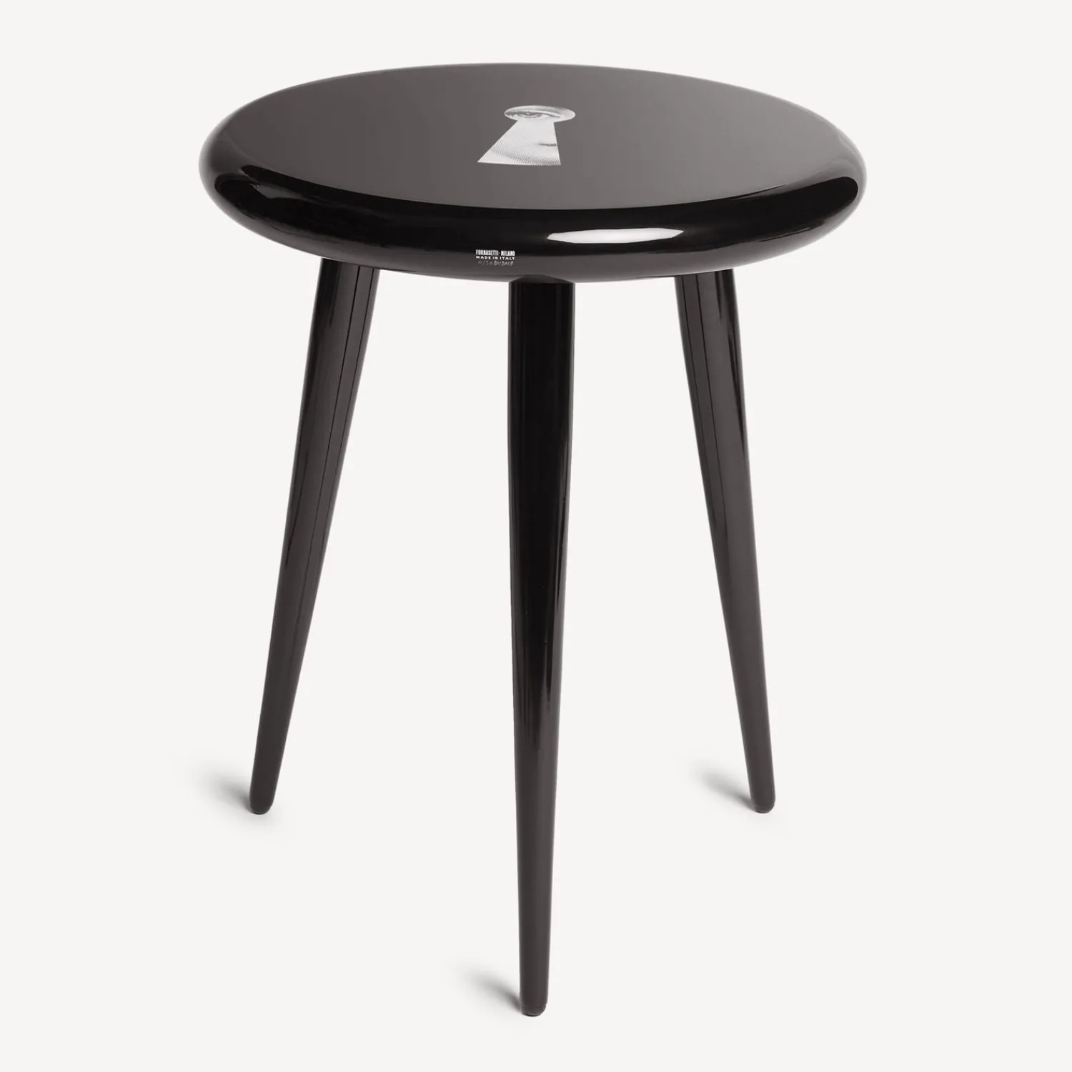 Stools<Fornasetti Stool Serratura White/Black
