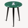 Stools<Fornasetti Stool Serratura Su Malachite Green/White/Black