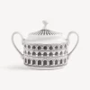 Tea And Coffee Sets<Fornasetti Sugar Bowl Architettura White/Black