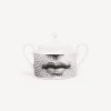Tea And Coffee Sets<Fornasetti Sugar Bowl Tema E Variazioni White/Black