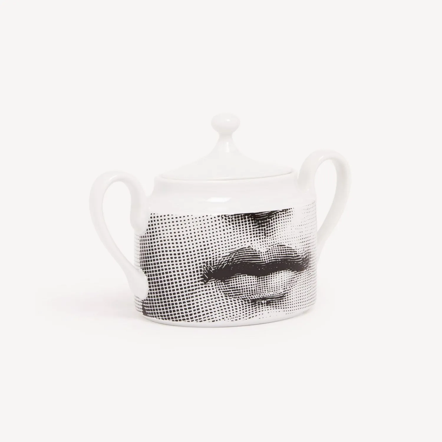 Tea And Coffee Sets<Fornasetti Sugar Bowl Tema E Variazioni White/Black