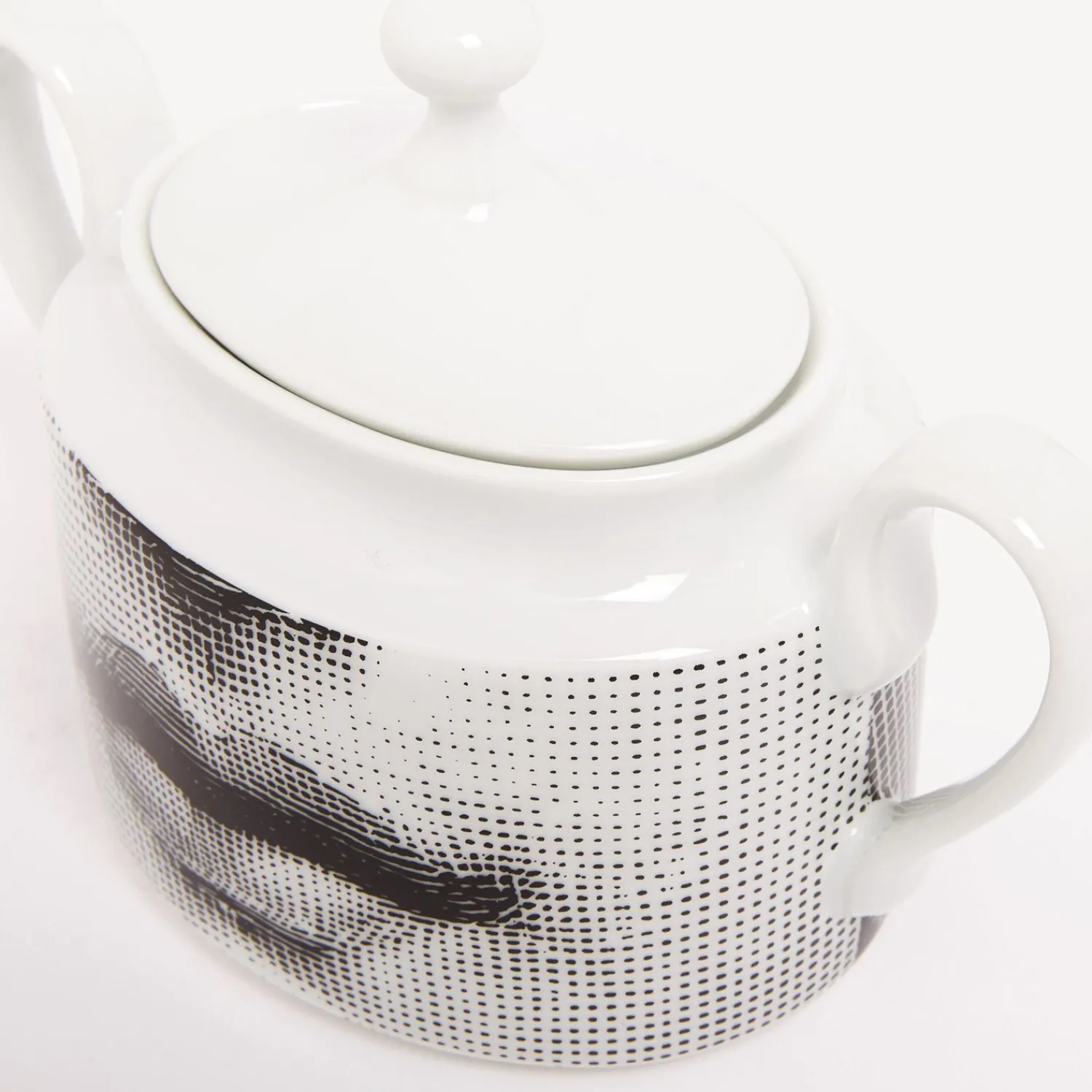 Tea And Coffee Sets<Fornasetti Sugar Bowl Tema E Variazioni White/Black