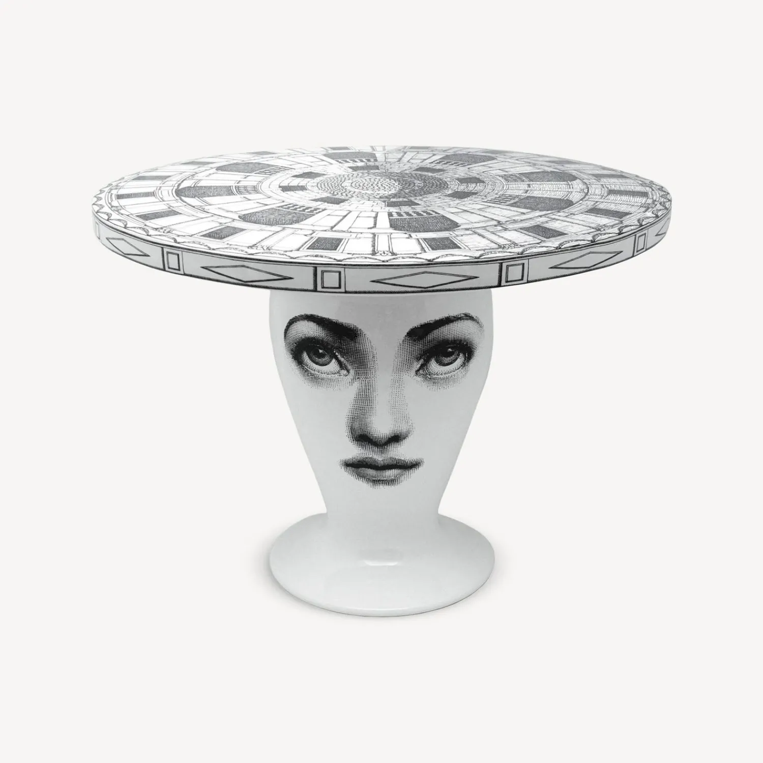 Tables<Fornasetti Table Architettonico White/Black