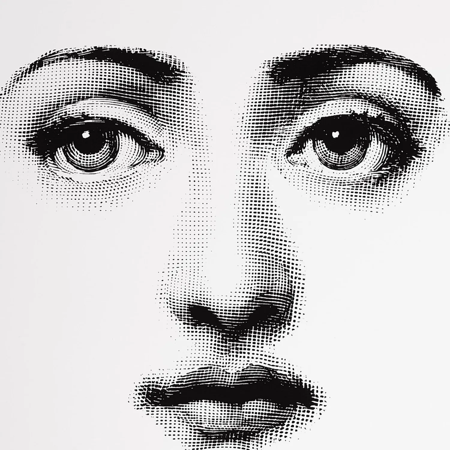 Tables<Fornasetti Table Top Tema E Variazioni N.6 White/Black