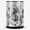 Storage Consoles<Fornasetti Tall Console Teste Antiche White/Black