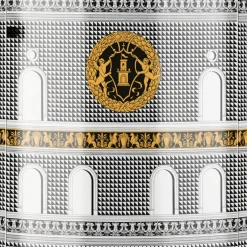 Storage Consoles<Fornasetti Tall Consolle Facciata Quattrocentesca White/Black/Yellow