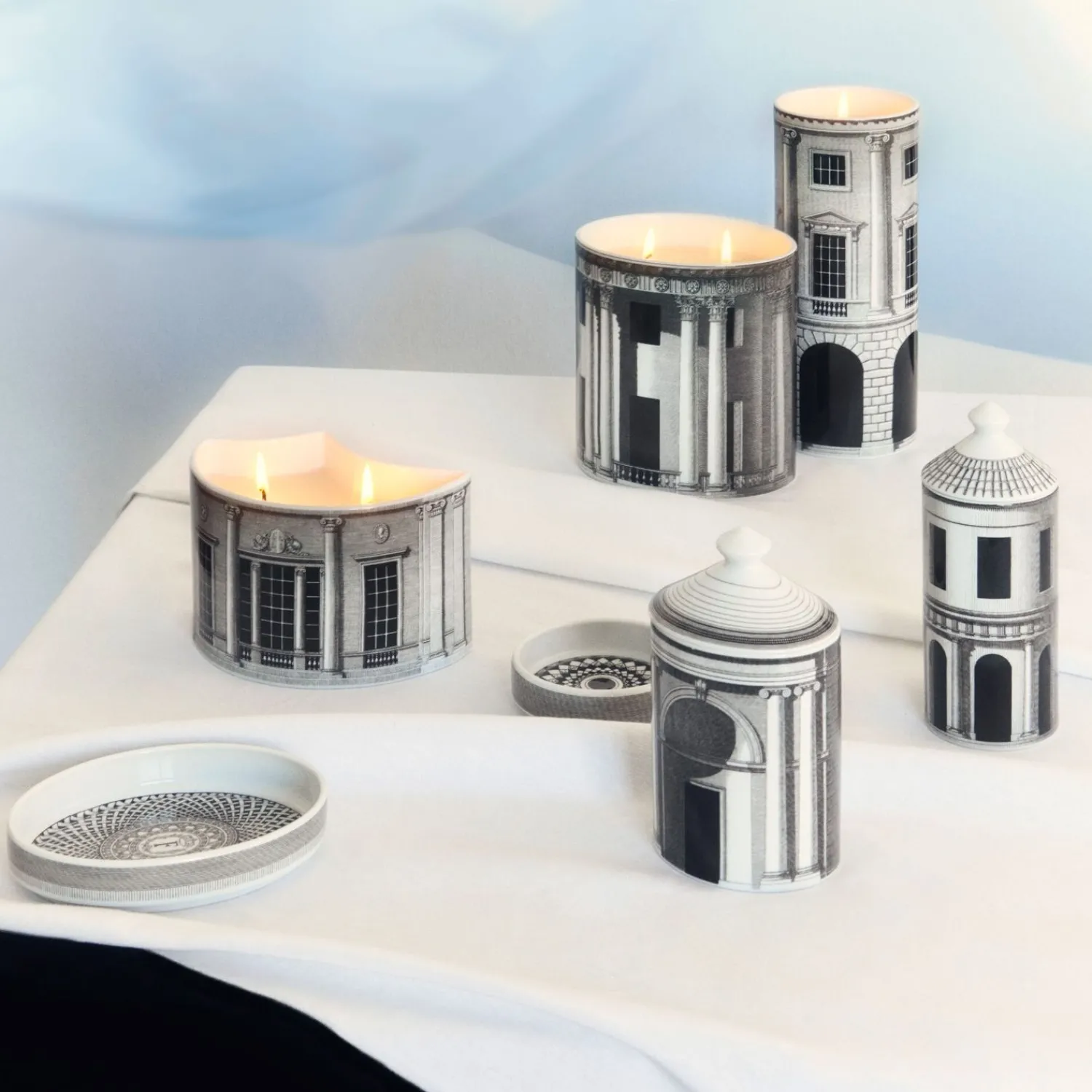Room Spray<Fornasetti Talvolta Scented Room Spray - Architettura Decor - Immaginazione Fragrance White/Black