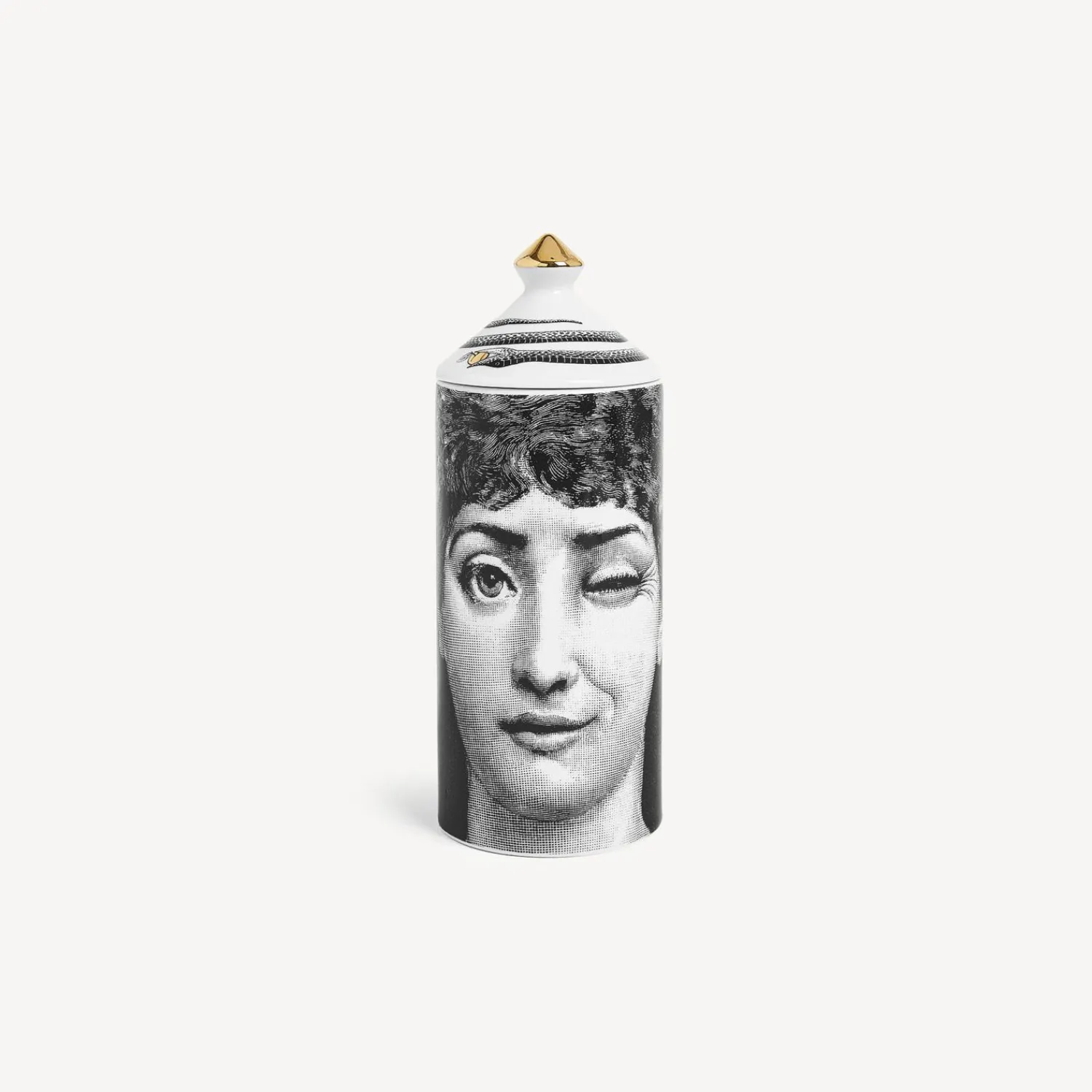 Room Spray<Fornasetti Talvolta Scented Room Spray - Mascherina Decor - Frutto Proibito Fragrance White/Black/Gold
