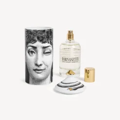 Room Spray<Fornasetti Talvolta Scented Room Spray - Mascherina Decor - Frutto Proibito Fragrance White/Black/Gold