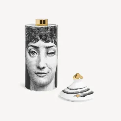 Room Spray<Fornasetti Talvolta Scented Room Spray - Mascherina Decor - Frutto Proibito Fragrance White/Black/Gold