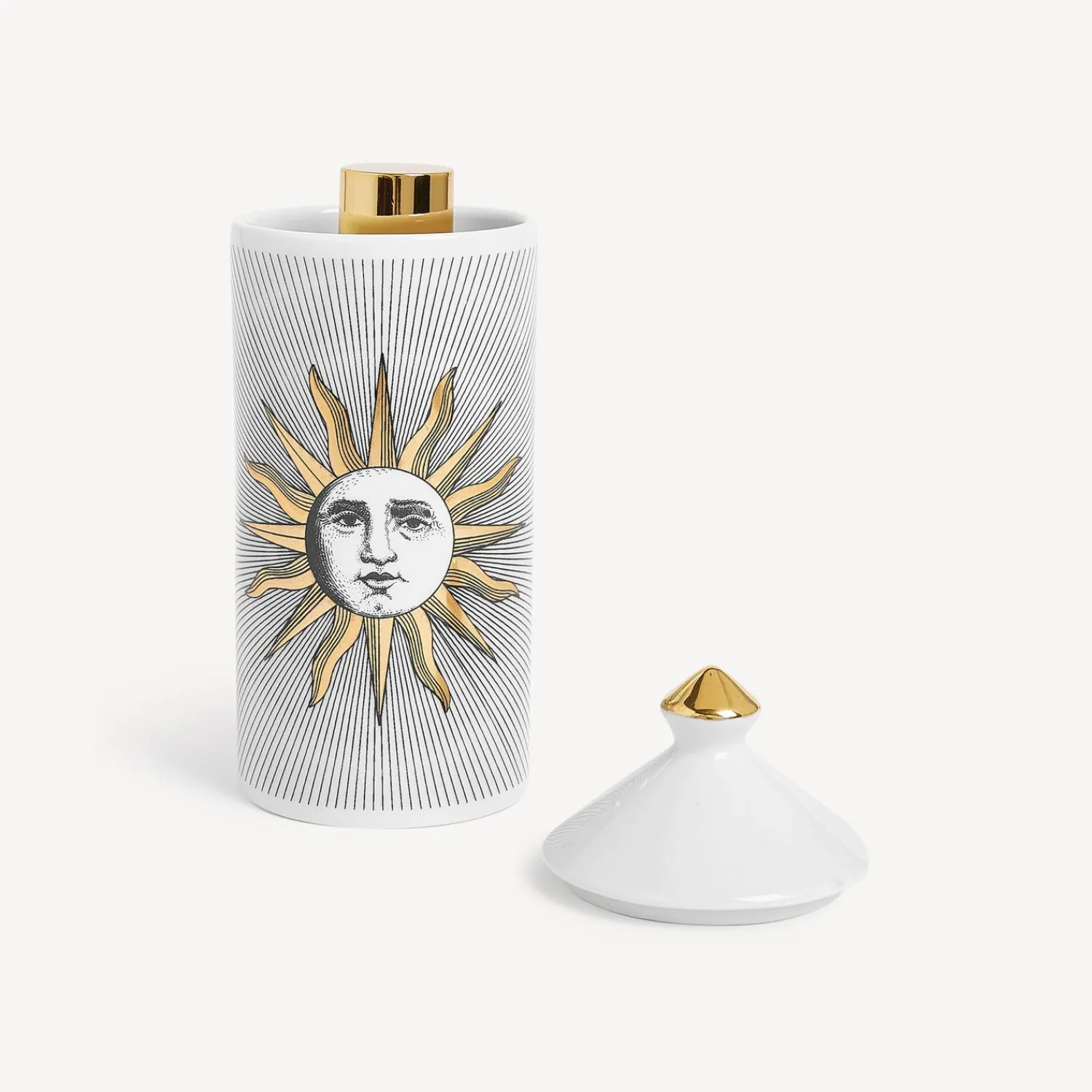 Room Spray<Fornasetti Talvolta Scented Room Spray - Soli Decor - Immaginazione Fragrance White/Black/Gold