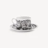 Tea And Coffee Sets<Fornasetti Tea Cup High Fidelity Leopardato Skin White/Black
