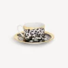 Tea And Coffee Sets<Fornasetti Tea Cup High Fidelity Stellato White/Black/Gold