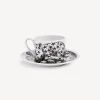 Tea And Coffee Sets<Fornasetti Tea Cup High Fidelity Stellato White/Black